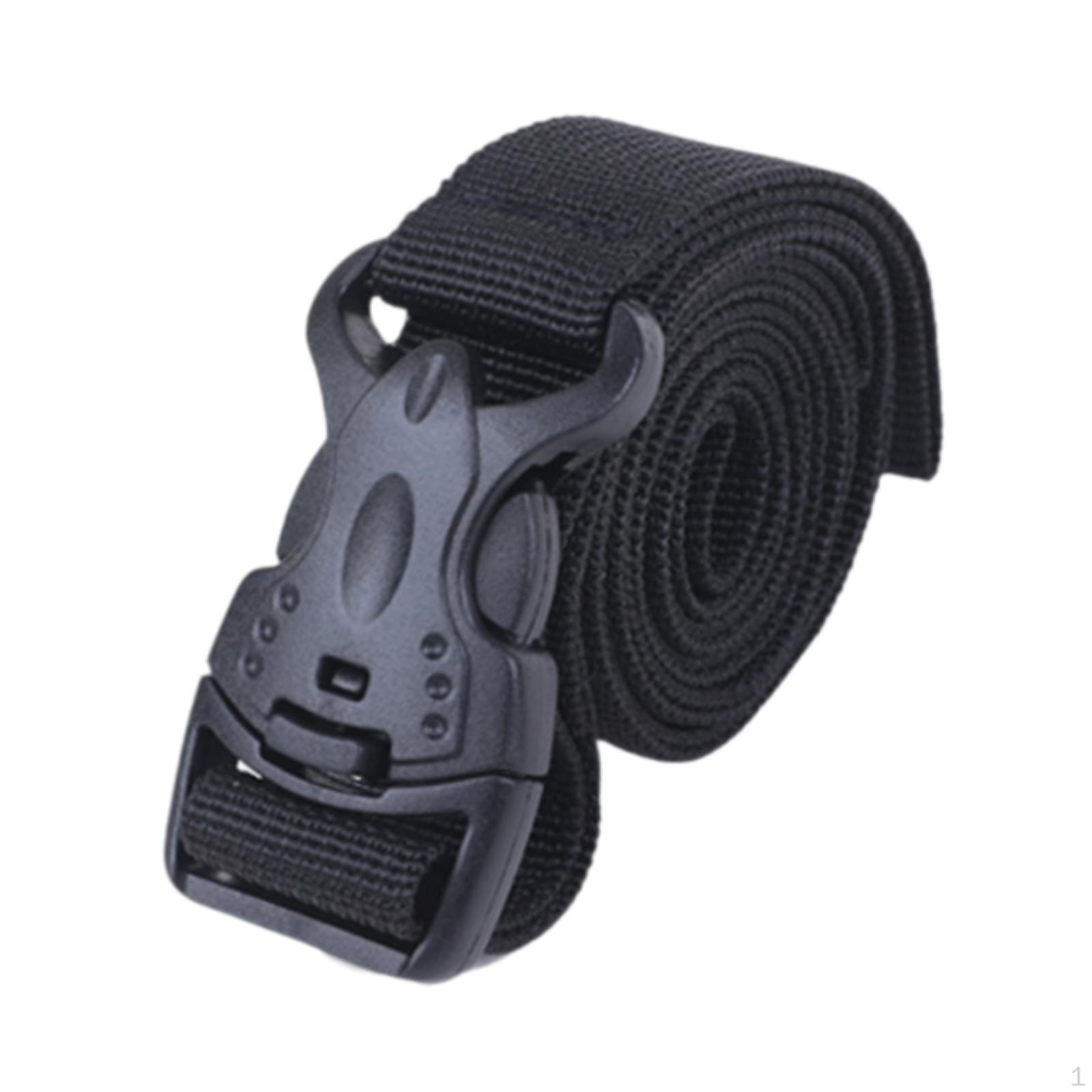 

Ремень для багажа для чемоданов Упаковочный ремень Портативный Дорожный Фиксирующий чёрный