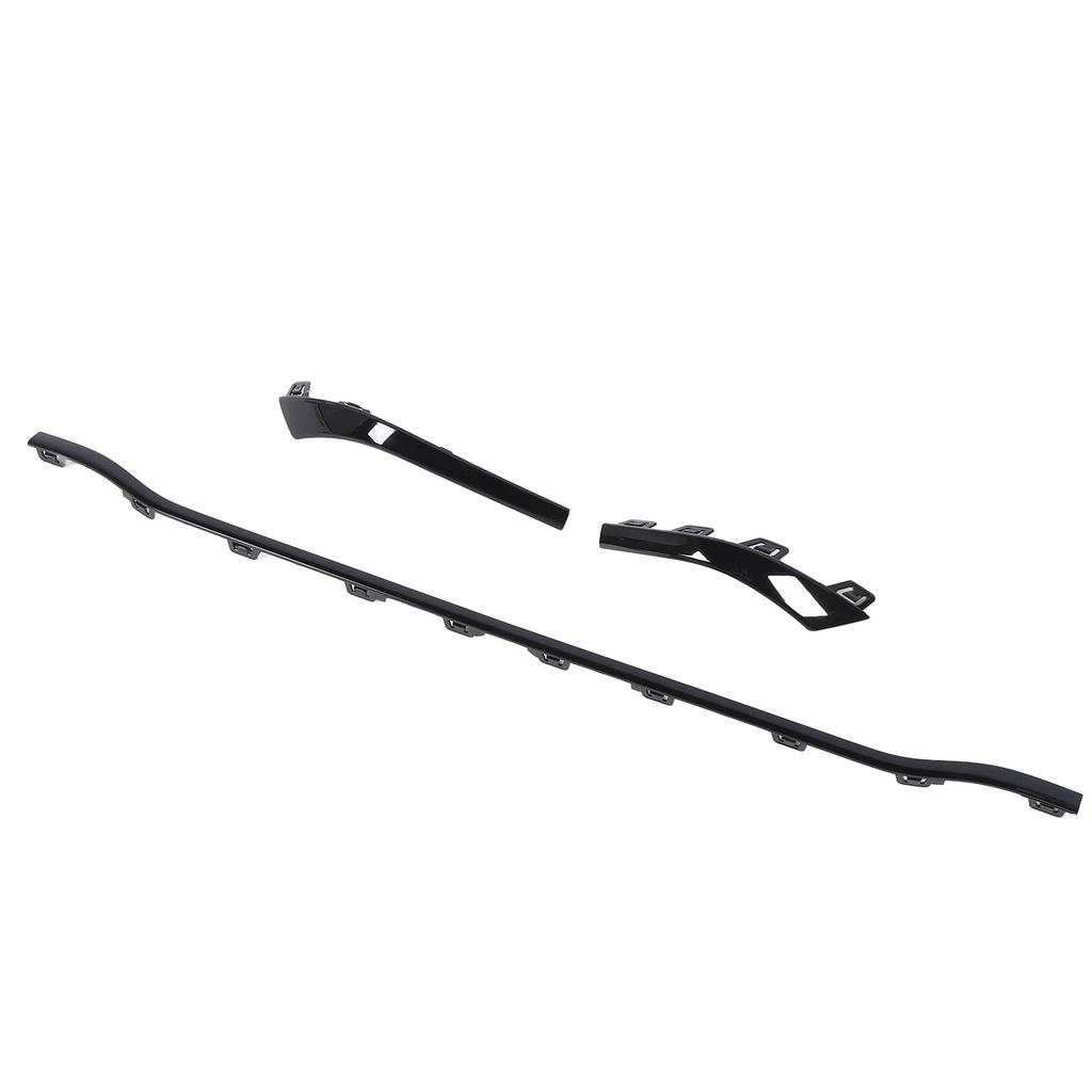 3pcs Rr Bumper Trim Strip Left Right Center Lower Bumper Cover Trim For C-Class W206   Line 2022-2024
