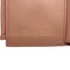 Christian Dior leather 30 Montagne Compact Wallet Tri-fold wallet pink leather Women Used