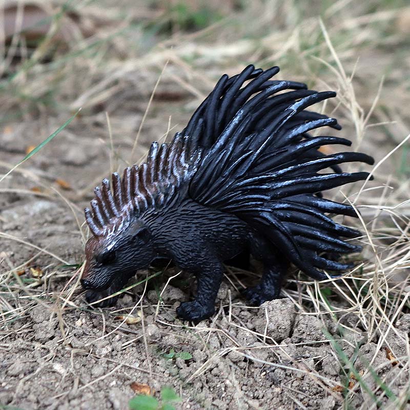 Oenux Wild Boar Tapirus Indicus Porcupine Animals Simulation Model Action Figures Figurine Educational Collection Kids Toy Gift