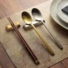 304 Stainless Steel High-end Western Food Table and Chopstick Holder, Light Luxury Shared Spoons and Chopsticks