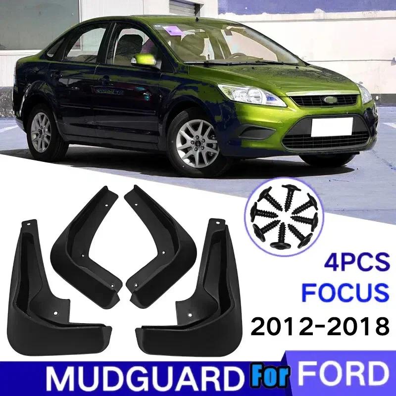 Car Mud Flaps Front Rear Mudguard Splash Guards Fender Mudflaps For Ford Focus 2005- Saloon Sedan 12-18 Sedan