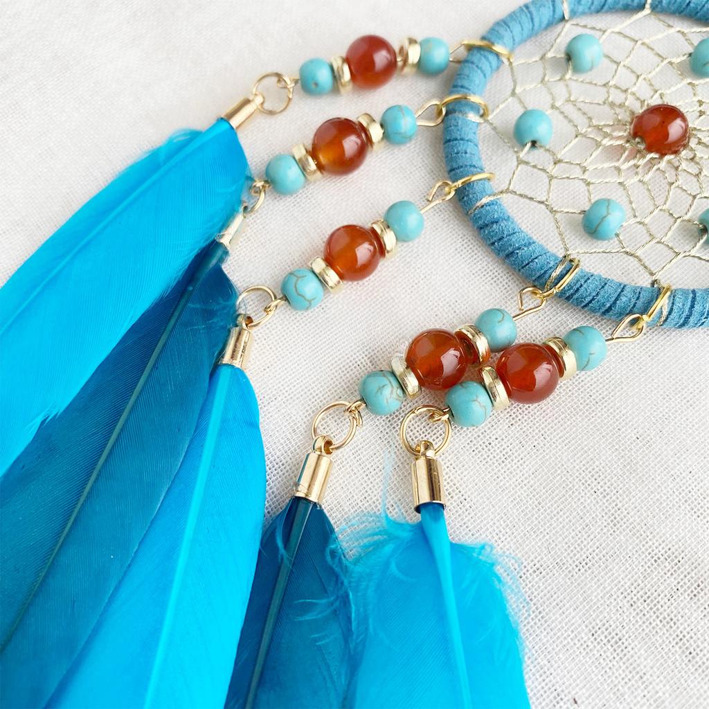 Home Decoration Car Pendant Feather Dreamcatcher Pendant Pendant Car Rearview Mirror Charm Pendant Car Interior Pendant