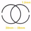 2pcs Piston Rings 1.2mm 30mm 31mm 32mm 33mm 33.3mm 34mm 35mm 37mm 38mm Ring For Chainsaw Trimmer Brushcutter Blower Engine Parts