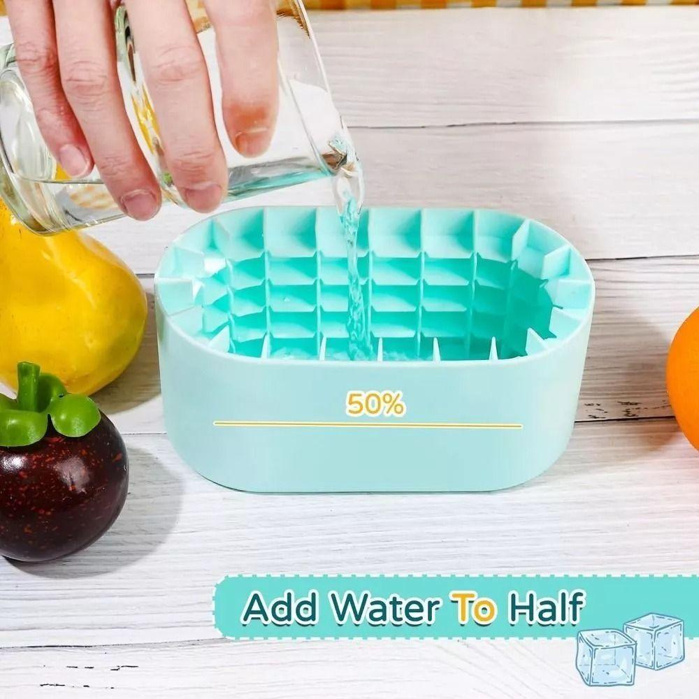 

Reusable Ice Cube Tray DIY Ice Maker New Ice Bucket сірий колір