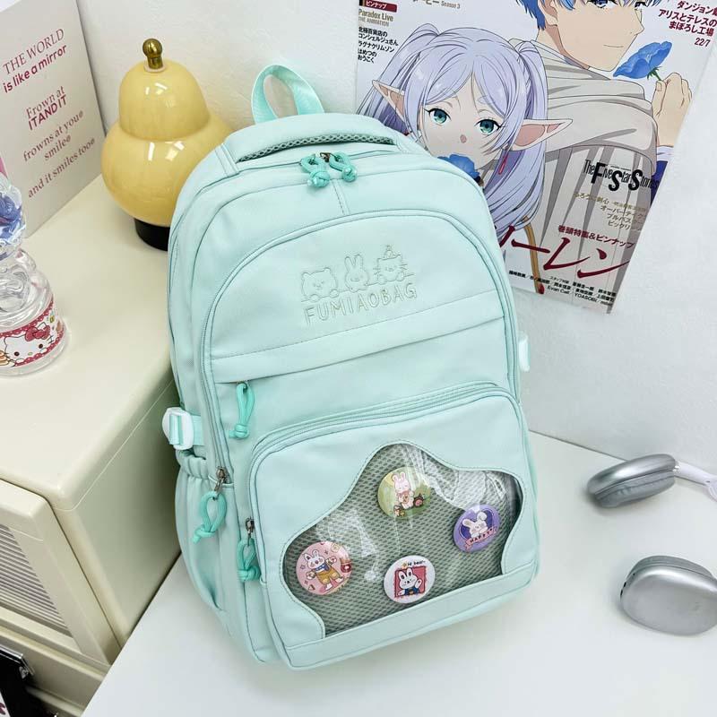 School Bag New High-value College Style Fresh and Sweet Backpack Junior High School Students Lightweight Travel Backpack