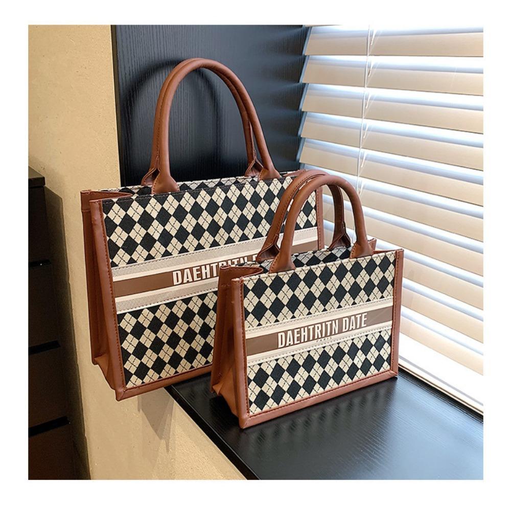 

Fashion Portable Tote Bag, New Shoulder Underarm Bag, Women s Large-capacity Commuter Bag Small коричневый