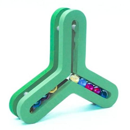 Marble Color Matching Game (Wooden Toy that Uses Hands Mind Educational Toy) Wood Education