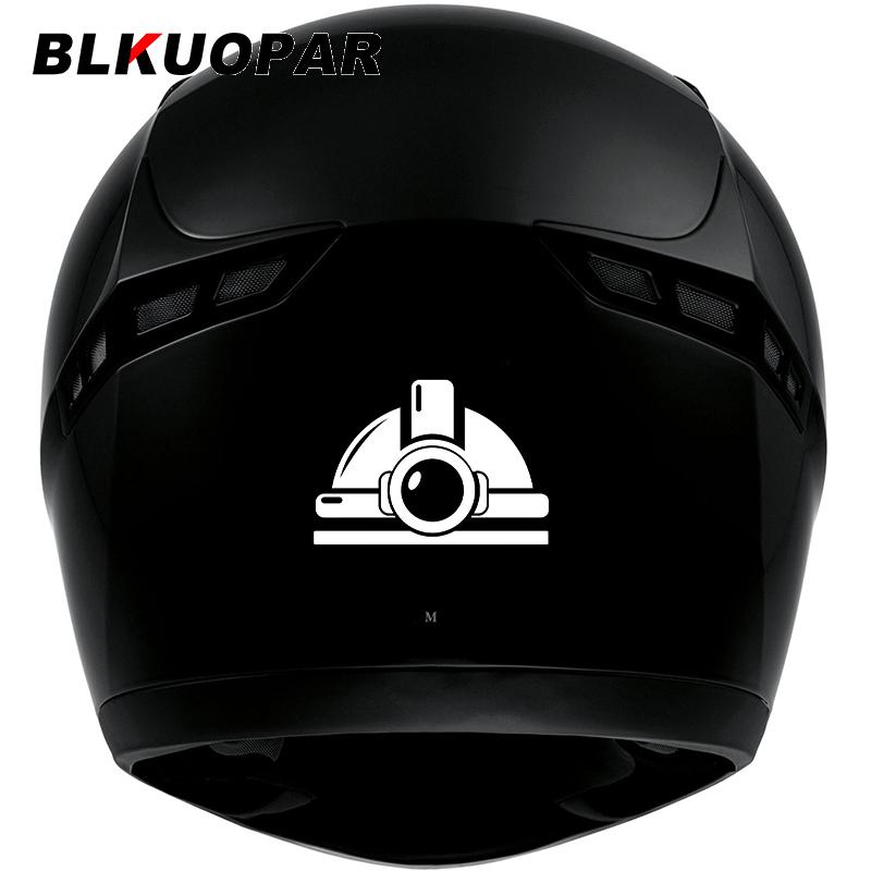 BLKUOPAR Mining Helmet Car Stickers Anime Personality Die-cut Scratch-Proof Laptop Windshield Graphics Surfboard Car Accessories