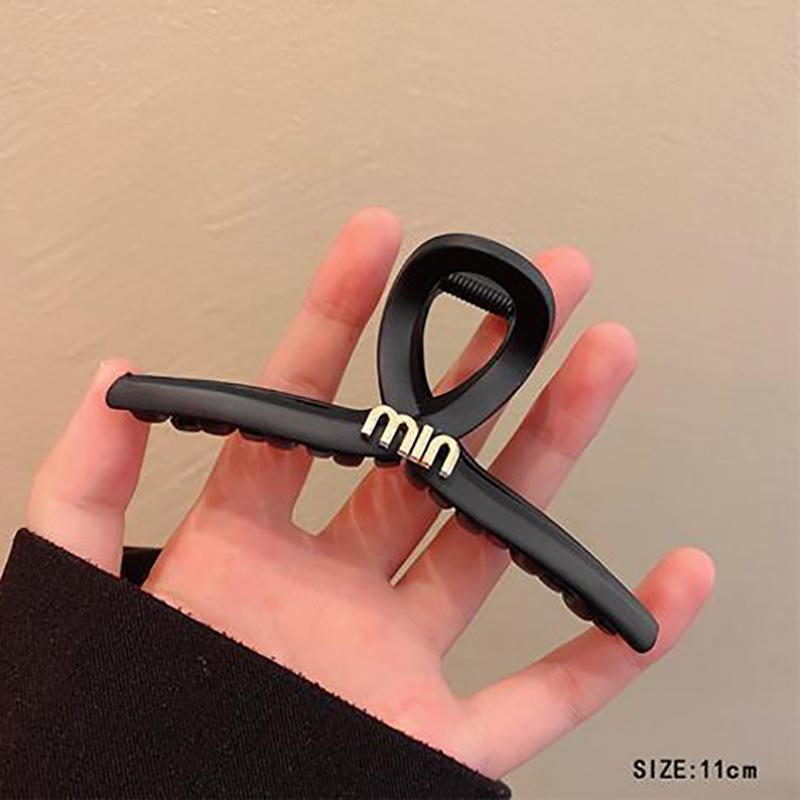 

Однотонные черные заколки для волос, нескользящие акриловые большие заколки с геометрическим рисунком для женщин и девочек, темпераментные заколки для волос, аксессуары для волос