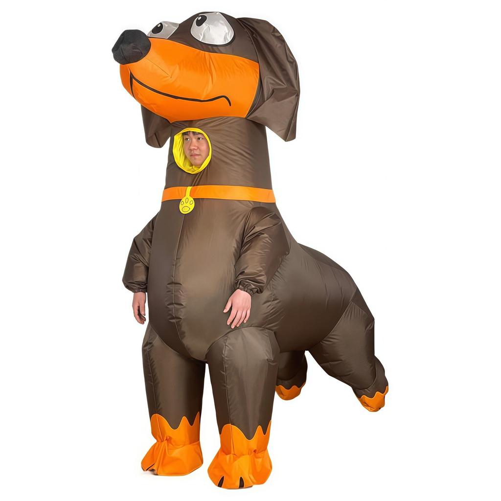Nieuw Opblaasbaar Paard Kostuum voor Volwassenen - Grappig Cartoon Mascotte Kostuum voor Halloween