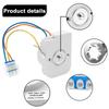 115V 60Hz WR60X21887 Refrigerator Fan Motor Assembly For WR60X10137 WR60X10054 WR60X10189 WR60X10240 Replacement