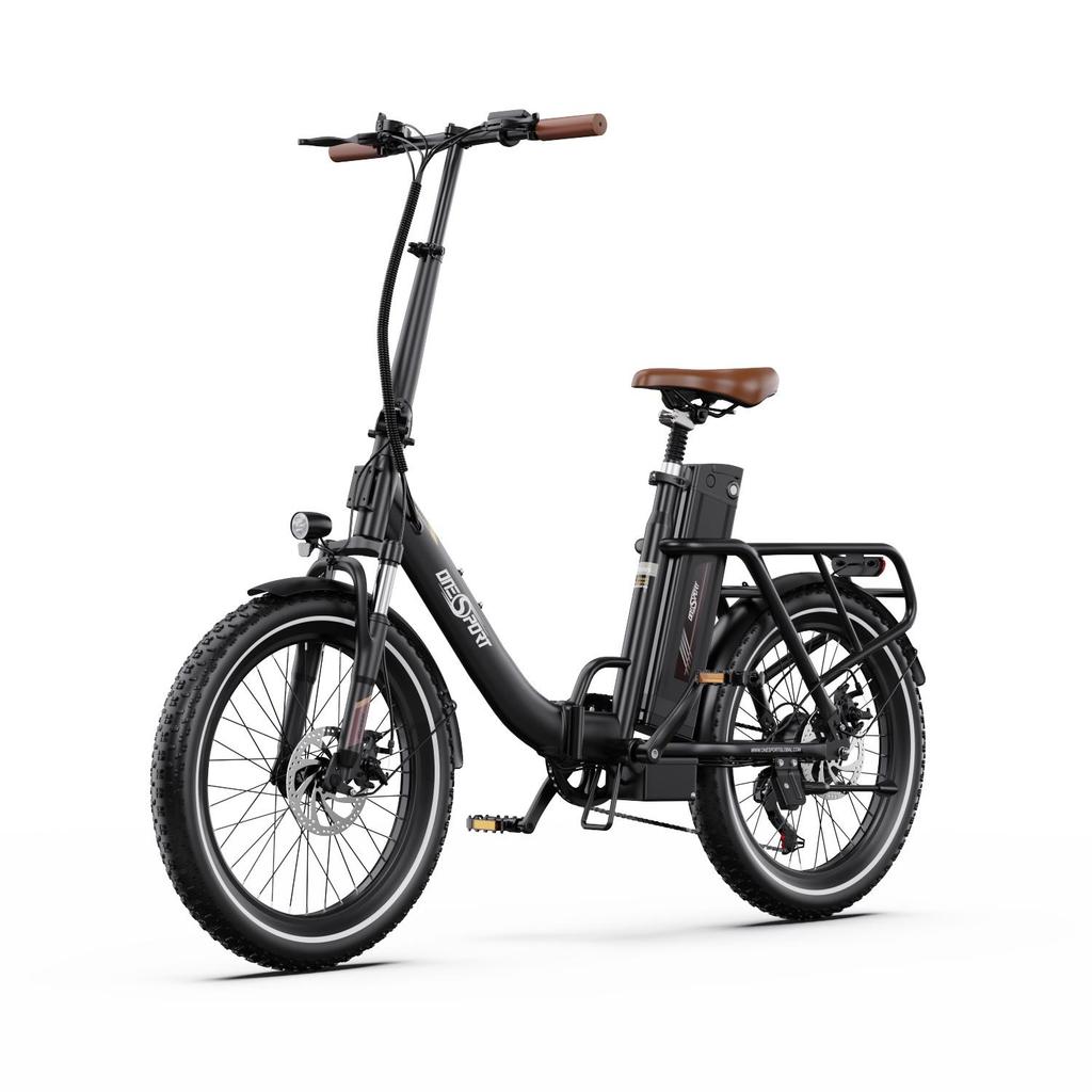20" ONESPORT OT16-2 Foldable Electric Bike for Adults 250W, 48V17Ah, Top Speed 25km/h, LCD Display, Shimano 7-Speed, IPX5 Waterproof City Pedelec