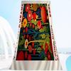 Y-Yayois K-Kusamas Art Exhibition Bath Towel Microfiber Soft Water Absorbing Breathable For Girl Kids Decorative Cartoon Beach Towel