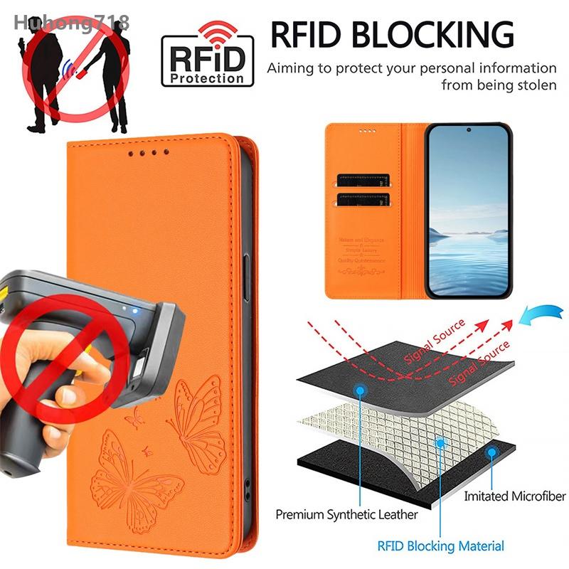 For Motorola Moto G14 G22 G54 Power Edition G64 G64Y 4G 5G Magnetic Flip Leather Case Coverage Shockproof Cover Wireless Charging Card Slot Holder