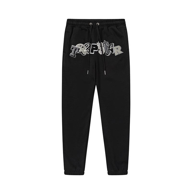 Trapstar Embroidered Hoodie & Sweatpants Set - Unisex Winter Velvet Trend