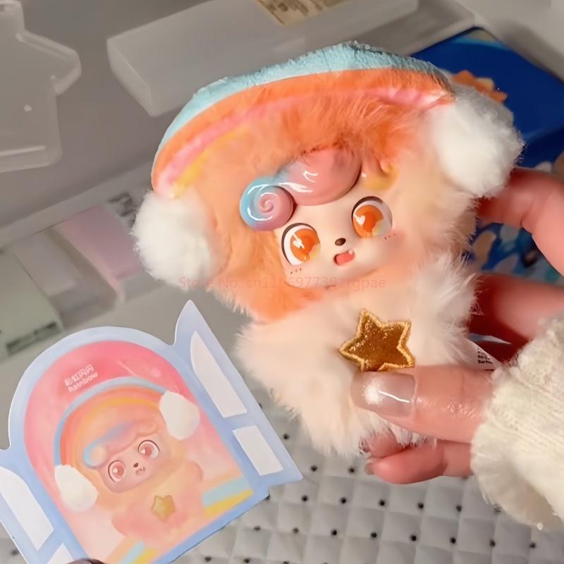 Genuine New Q.Kid Weather Series Mini Cute Vinyl Plush Surprise Box Keychain Decor Birthday Collectible Gifts For Kids Adults Children's Birthday Gift