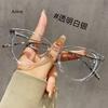 New Fashion Green Reading Glasses Luxury Women Designer Anti Blue Light Glasses Elegant Female Ultralight Cat Eye Eyewear Frames