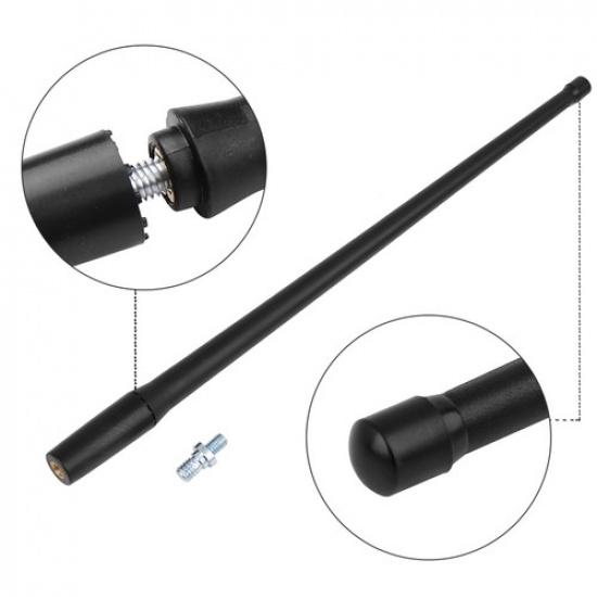 13 Inch 3m Car AM FM Signal Radio Antenna  for Jeep Wrangler JK JL 07-18