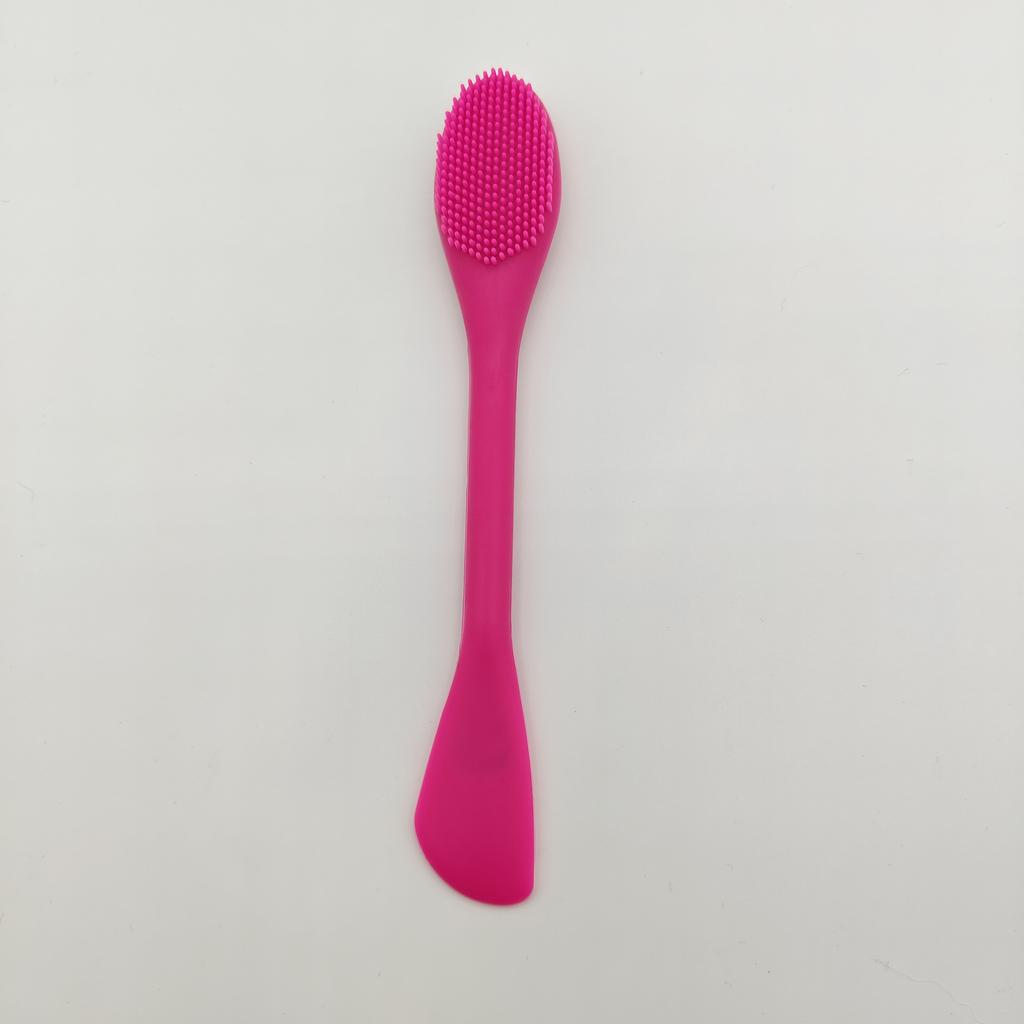 Doppel Kopf Gesichtsmaske Pinsel Silikon Applikator Löffel Spachtel Rührstab Frauen Haut Gesicht Reinigung Pflege Hause Make-Up-Tools