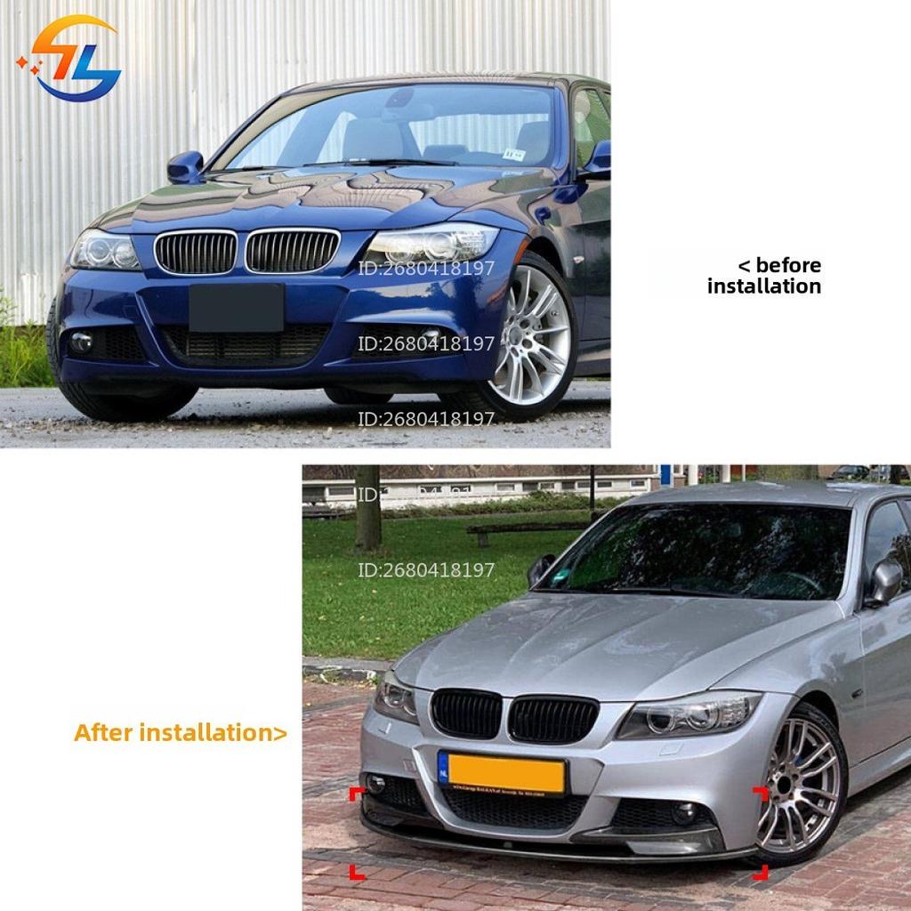 For BMW 3 Series Bmw E90/e91 Lci 2009-2012 Front Lip Front Shovel Spoiler Corner Sticker Modification