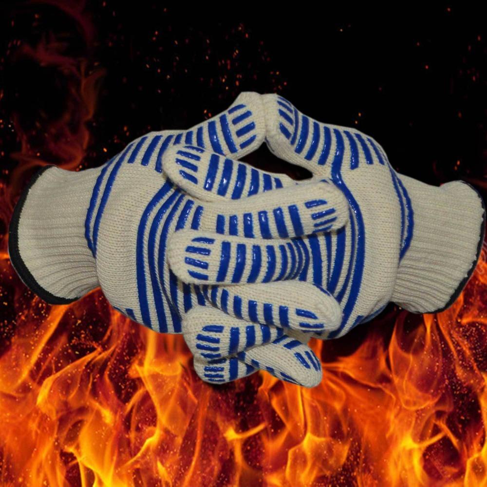 Multi-Function Microwave Oven Gloves Heat Resistant Barbecue Mitts Cooking Tool BBQ Gloves  Home