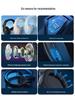 2.4G Bluetooth Wireless Over-Ear Gaming Headset with Microphone for PCs, Tablets, and Mobile Phones