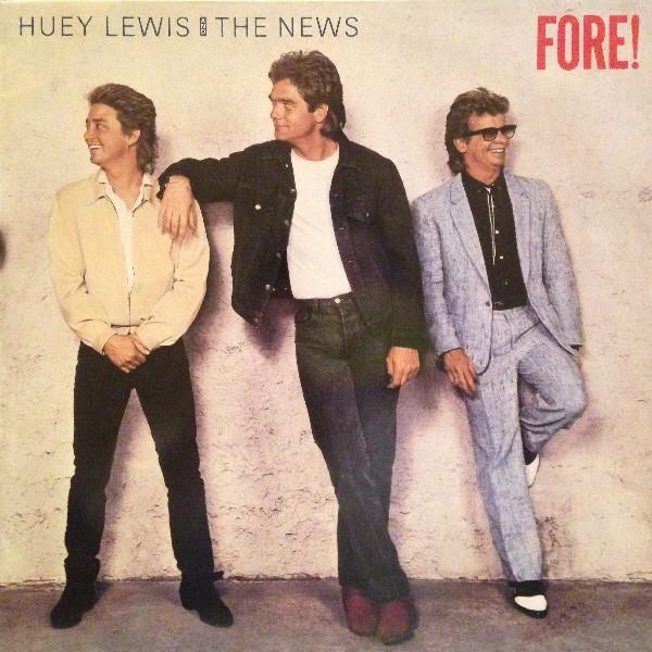 LP Record HUEY LEWIS & THE NEWS - Fore! CDL1534 Chrysalis 1986 UK Rock Used