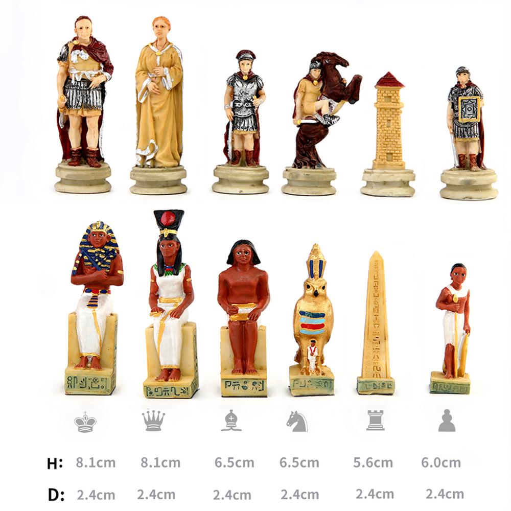 Luxury Chess With 3D Character Design, International Deluxe Chess Set For Chess Lovers And Collectors Puzzle Board Game Card Toy