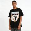 Marshmallow Number 67 Print Tee Cream Drip Waffle Casual Top Pure Cotton T-shirt