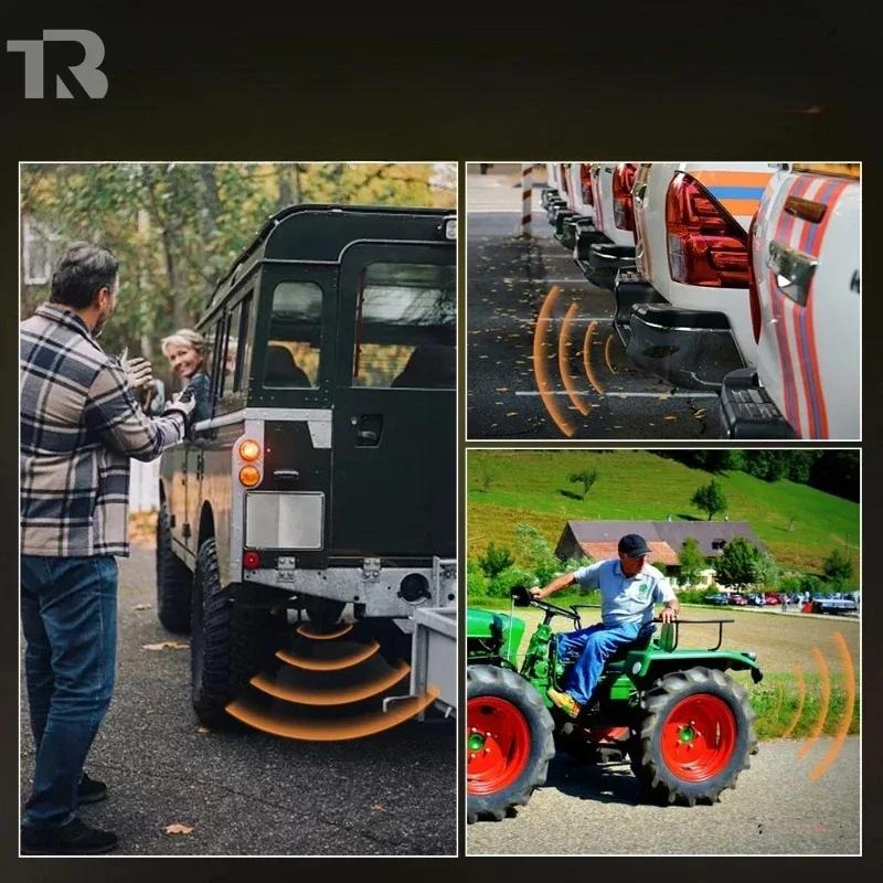 12V/48V Truck Back-up Alarm 105dB Car Reverse Horn BIBI Buzzer Warning Alarm Siren Waterproof Industrial Heavy-Duty Backup