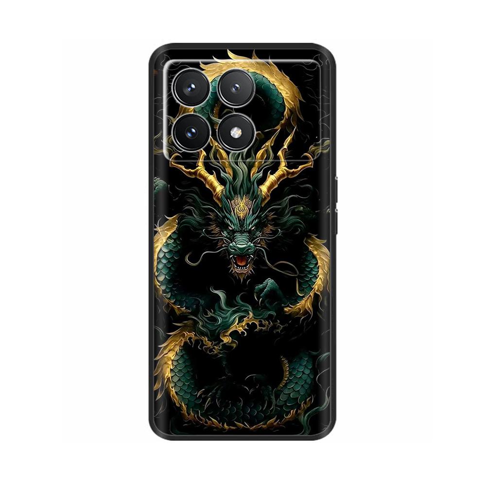 For Xiaomi Poco F6 Pro Case Cover For Xiaomi Poco F6 Pro 5G Phone Cover Cool Sweet Soft Smooth Liquid Silicone Fundas Shells