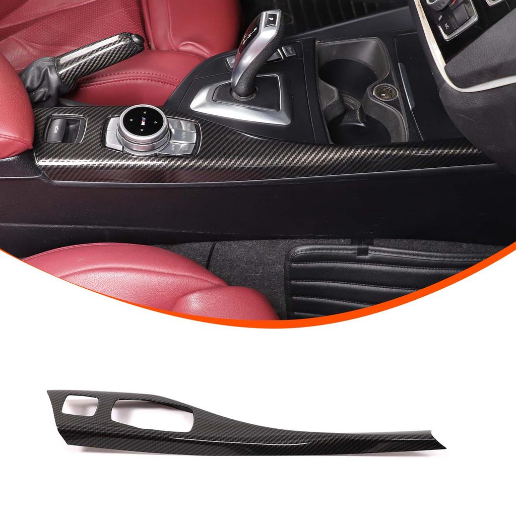 For BMW 1 2 Series F20 F21 F22 F23 116I 118I 2012-2019 ABS Carbon Fiber Multimedia Button Panel Cover Sticker Car Accessories SFGHN1