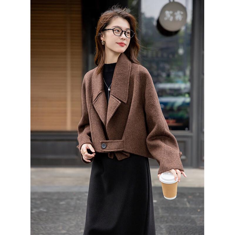 

Mocana Women s Fashion Wool Blend Short Coat M