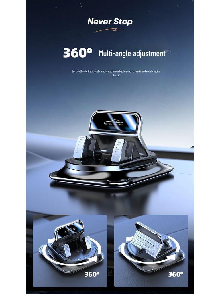 Handyhalterung für Armaturenbrett - Stabile rutschfeste Navigationshalterung mit anpassbarem Logo