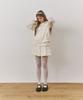 Une Sheer Balloon Mini Skirt_Cream