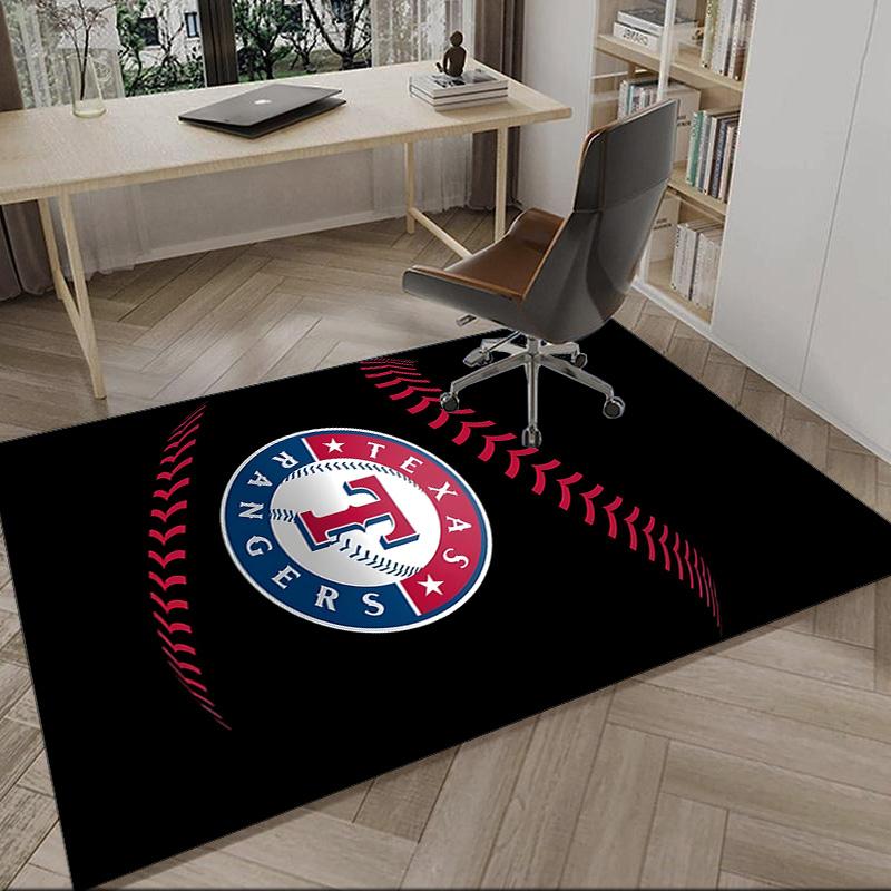 Texas Baseball Carpet, Kitchen Rugs, Yoga Mat, Non-Slip Mats, Rug for Bathroom, Living Room Bedroom, Camping Rugs Christmas Gift