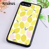Krajews Lemons Yellow Fruit Pattern Phone Case Cover For iPhone 14 5 6s 7 8 plus X XR XS 11 12 13 pro max Samsung S21 S22 ultra