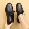 New Style Women's Single Shoes, Soft-soled Anti-slip Leather Shoes for Middle-aged and Elderly People