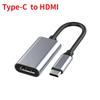 TYPE C To HDMI Adapter 4K USB C USB3.1 Male To HDMI-compatible Female Converter Cable for Laptop IPad Tablet TV MacBook Galaxy