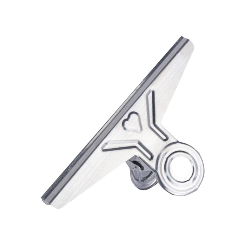 Stainless Steel Paper Clamp 20cm Long Large Binder Paper Clip File Clip for Food Bag Drawing Board Photo File Receipt
