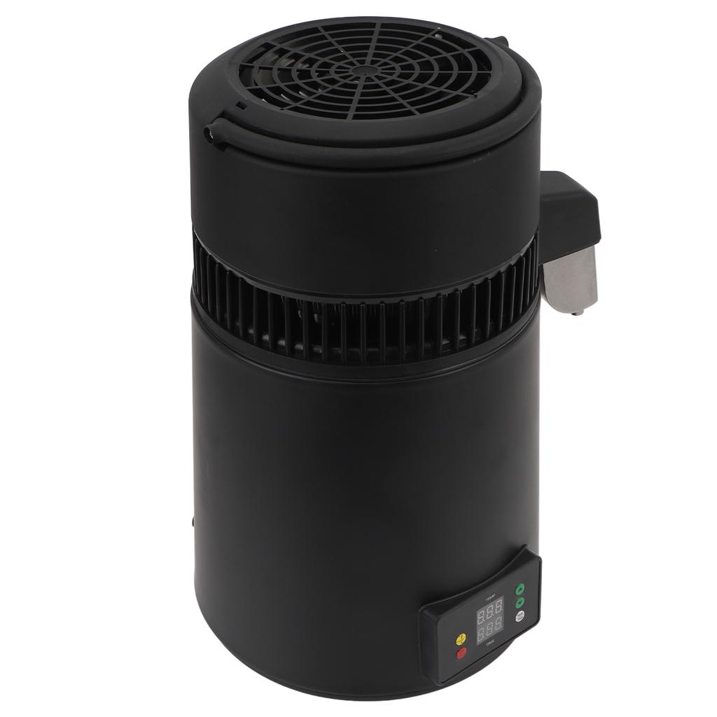 4L Water Distiller 750W Automatic Distilled Water Maker Distilling Machine with Blue Lid Glass