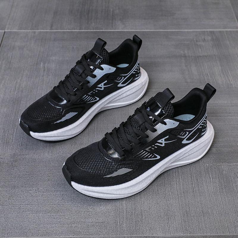 Spring And Summer New Couple Mesh Breathable Sneaker Men'S Outdoor Running Fitness Shoes Fashion Thick Soled Casual Shoes