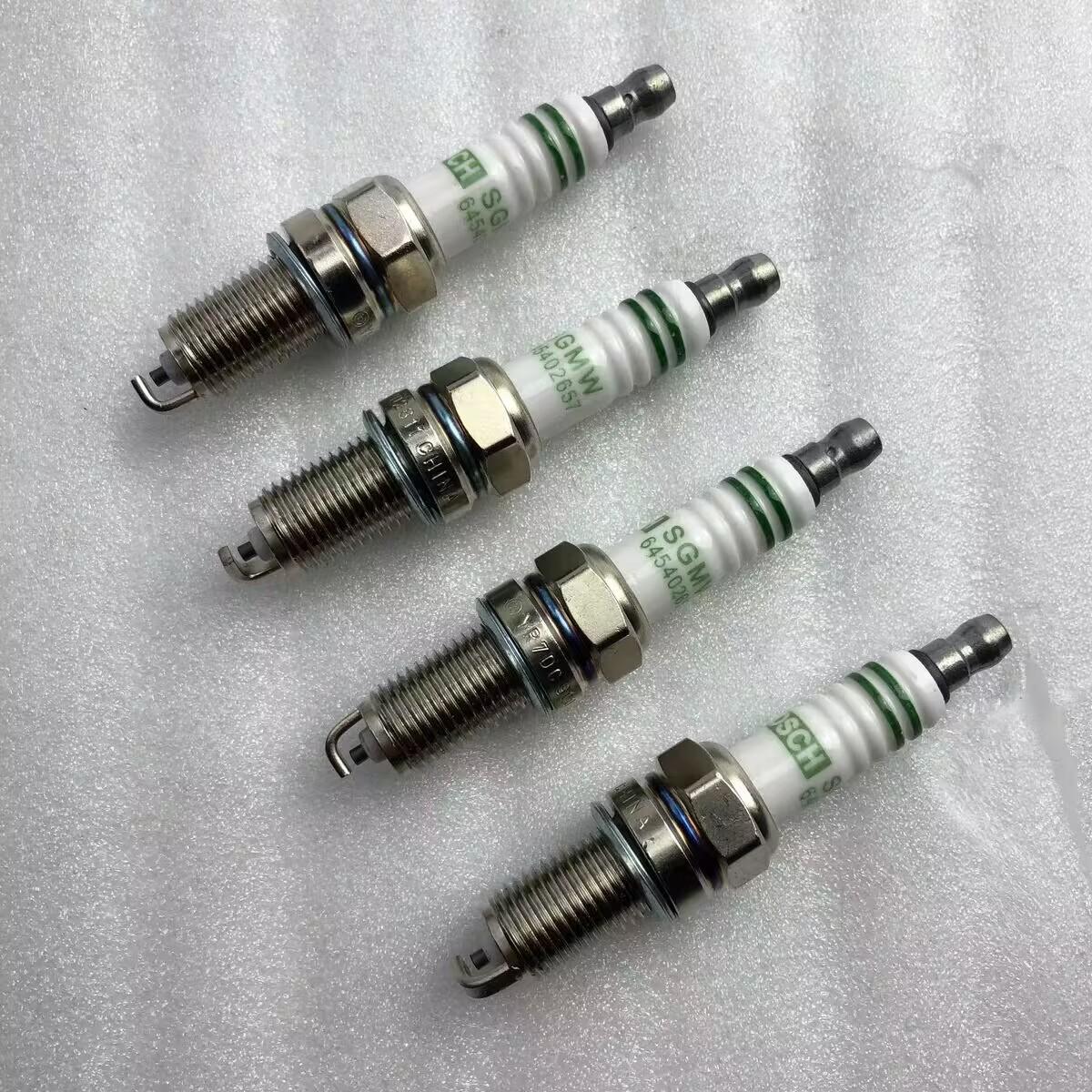 Engine Spark Plug for WULING BAOJUN 510 610 310 510 630 360 BAOJUN 730/WULING Cortez 1.2/1.5L 9002811 4pcs/set 4 PCS