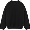 Fear of God Essentials Fleece Crewneck Black Men Tops 192BT246260F