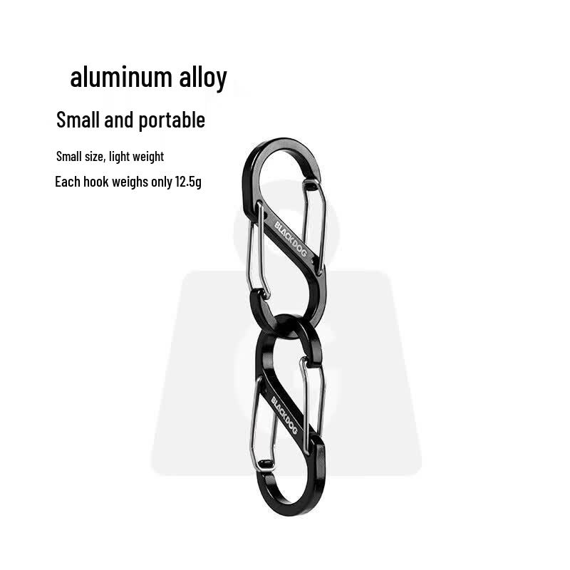 Black Dog Aluminum S-Biner Carabiner