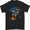 Space Camp Funny Astronaut Camping Mens T-Shirt 100% Cotton