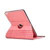 Tablet Case For iPad 9.7-inch (2018)/(2017)/Air 2/Air (2013) Rotating Stand Building Block Imprinted Leather Cover