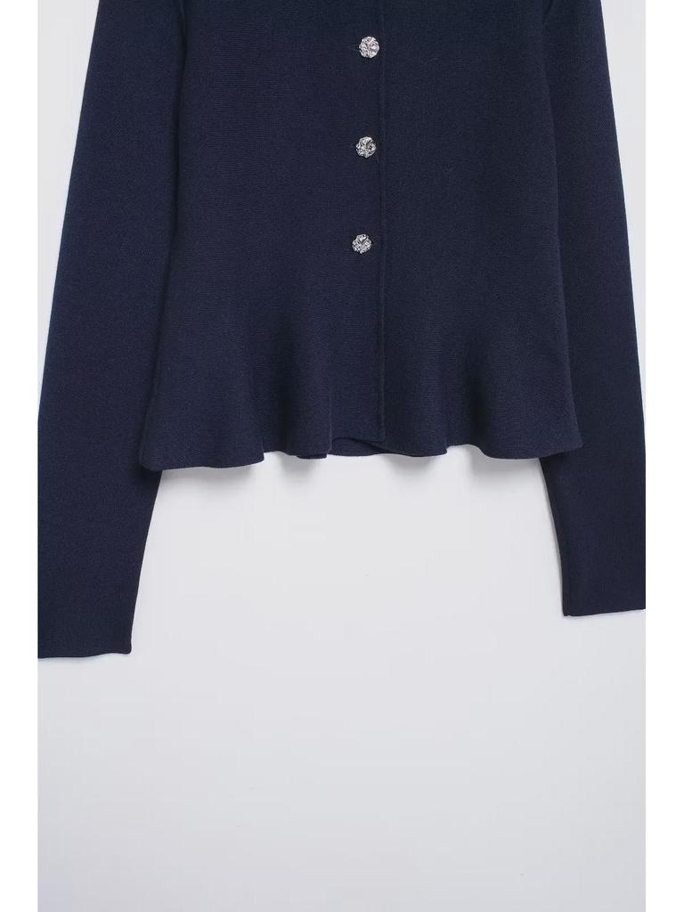 European and American Style Women's Knit Cardigan and Skirt Set