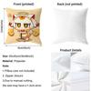 Cartoon P-PepoyoS Cushion Cover Comfortable Reversible Pillow Cover Ideal for Car Sofa Bedroom & Beyond